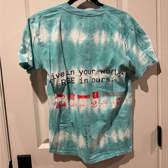 Travis Scott x The Scotts World - Short Sleeve T-Shirt with Design - Picture 2 of 3